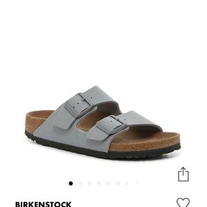 Barely worn gray Birkenstock sandals